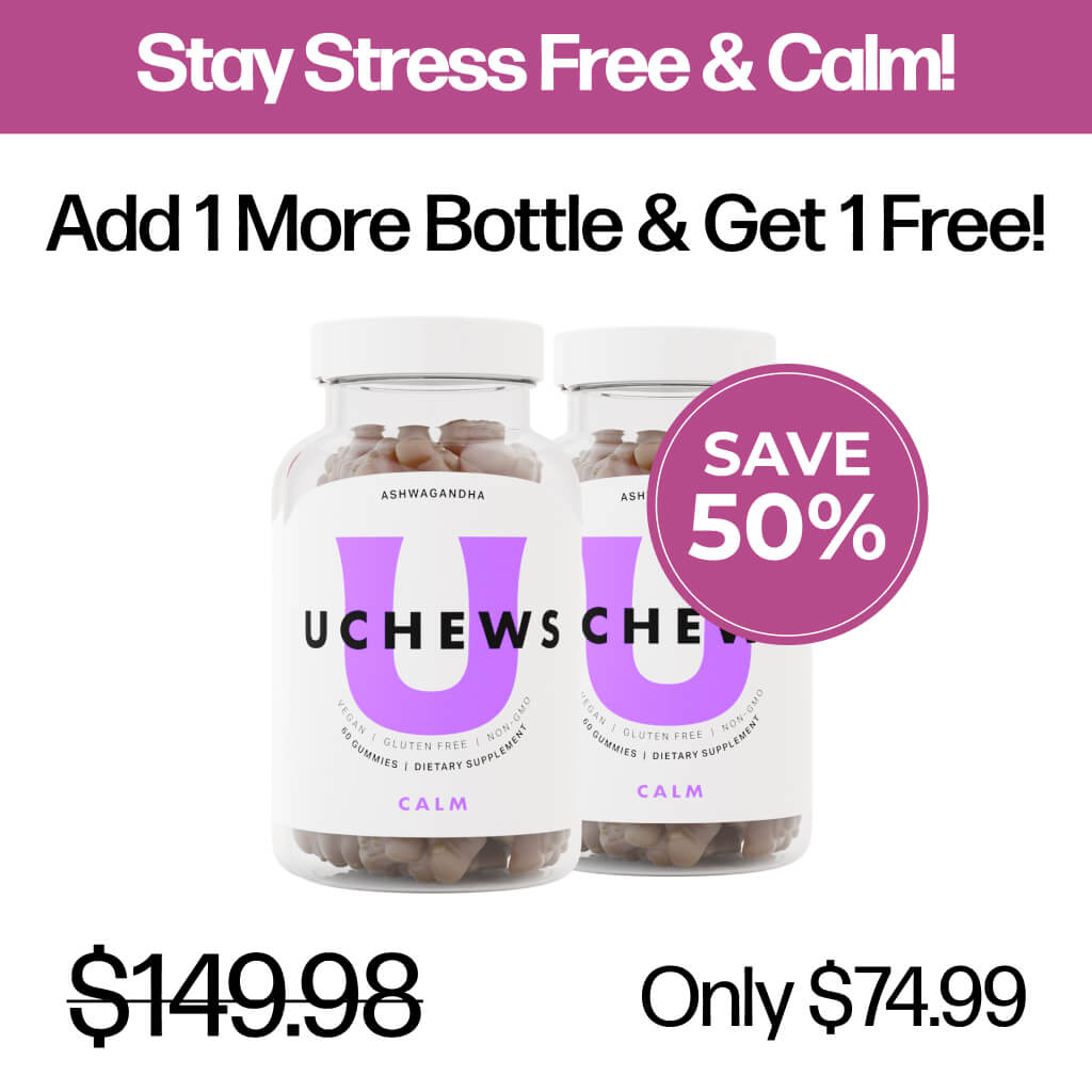 2 Bottles Of UChews Calm At 50% Off