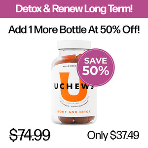 1 Bottle Of UChews Body + Detox At 50% Off